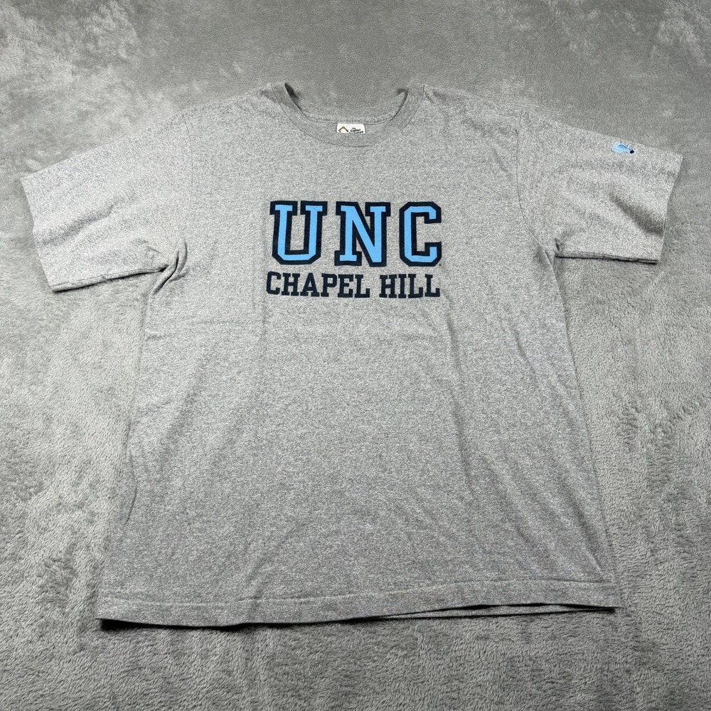 Vintage UNC Chapel Hill T-Shirt Men Large Gray The Cotton Exchange Short Sleeve